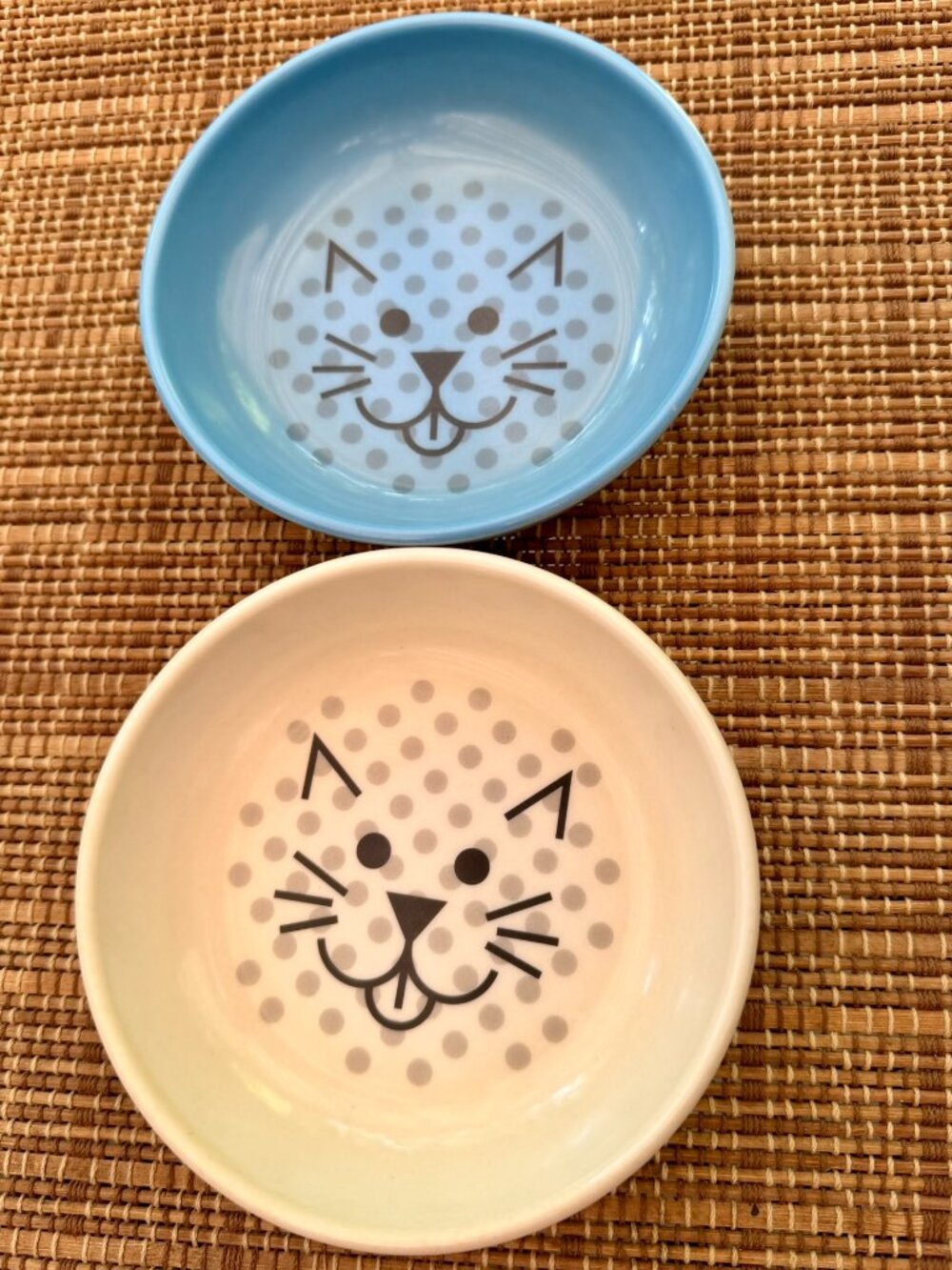 🐾PET | Van Ness Ecoware Non‑Skid Cat Bowls (Set-2) – BPA‑Free, Whisker‑Friendly